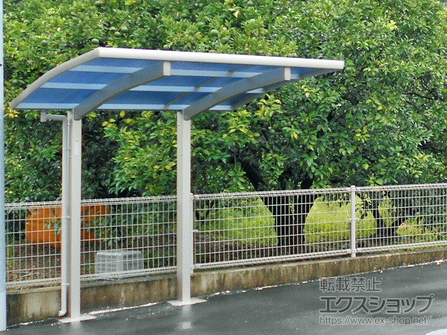 愛媛県西予市ののサイクルポート・駐輪場 プレシオスポート ミニ 積雪〜20cm対応 施工例