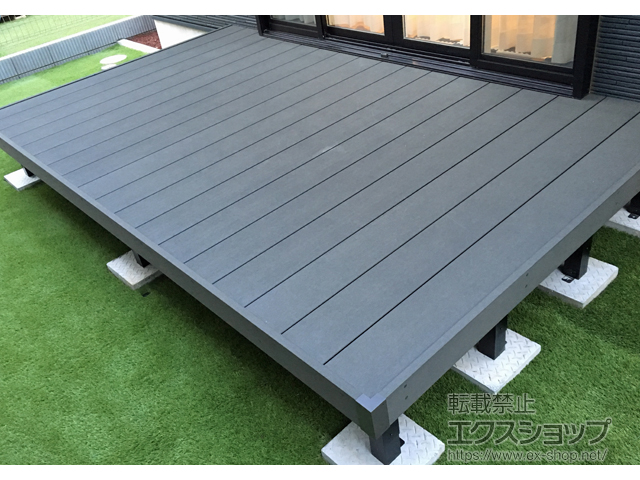 千葉県柏市ののウッドデッキ リウッドデッキ 200 施工例