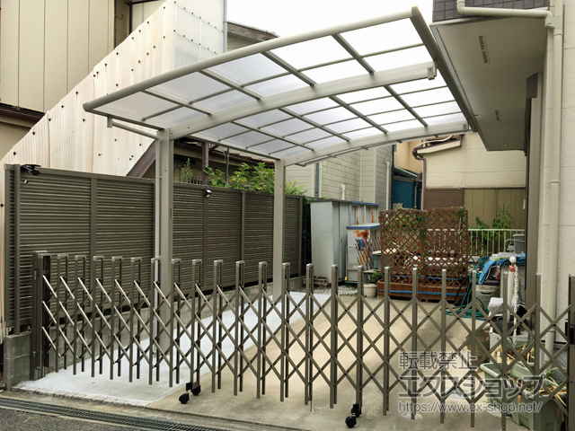 東京都西東京市ののカーポート レイナポートグラン　積雪〜20cm対応 施工例