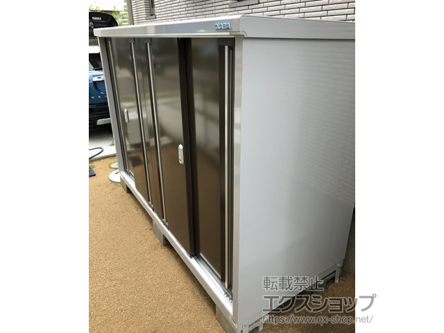 兵庫県芦屋市のの物置・屋外倉庫 シンプリー 一般型 1940×755×1303 MJX-197C-P-TB 施工例