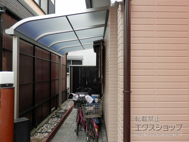 兵庫県加古川市ののテラス屋根 ソラリア R型 テラスタイプ 単体 積雪〜20cm対応 施工例