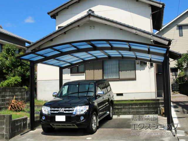 高知県四万十市ののカーポート レイナツインポートグランZ　積雪〜20cm対応 施工例