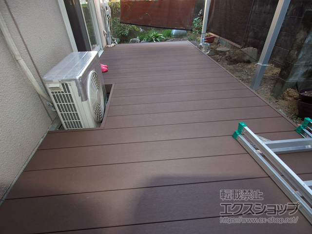 高知県高知市ののウッドデッキ リウッドデッキ 200 施工例