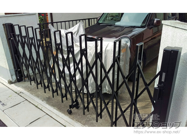 埼玉県さいたま市ののカーゲート トリップゲート RA型 ノンレール 片開き*35S※施錠機能無し 施工例