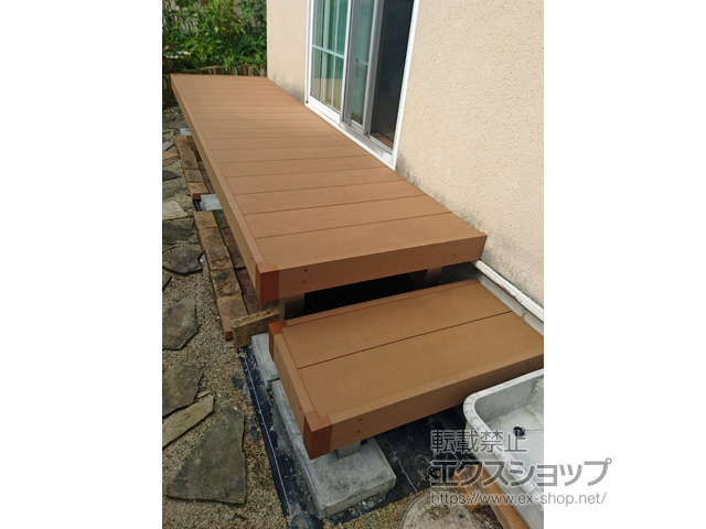 埼玉県坂戸市ののウッドデッキ リウッドデッキ 200 施工例