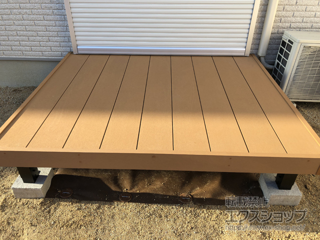 奈良県葛城市ののウッドデッキ マージウッドデッキ 施工例