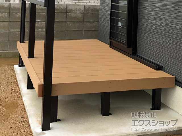 香川県木田郡三木町ののウッドデッキ マージウッドデッキ 施工例