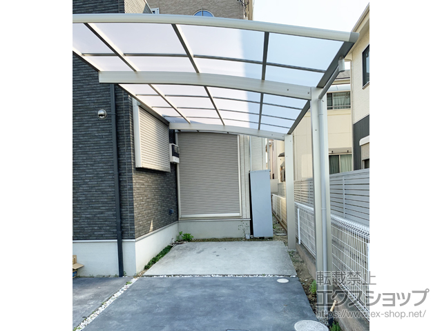 兵庫県加古川市ののカーポート プレシオスポート 積雪〜20cm対応 施工例