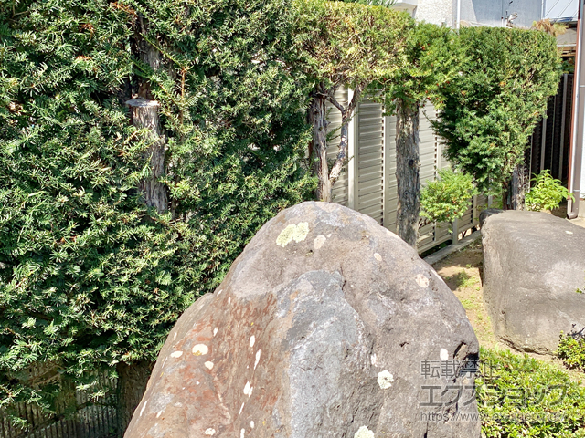 長野県小諸市ののフェンス・柵 シンプレオフェンス5型　横目隠し　自由柱施工 施工例