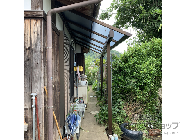佐賀県武雄市ののテラス屋根 ソラリア F型 テラスタイプ 単体 積雪〜20cm対応 施工例