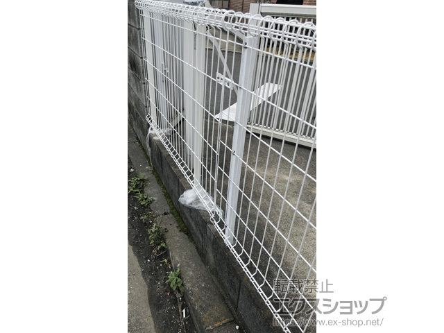 東京都昭島市ののフェンス・柵 ハイグリッドフェンス11型 フリーポールタイプ 施工例