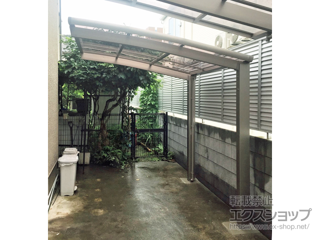 東京都杉並区ののサイクルポート・駐輪場 ネスカRミニ (ラウンドスタイル) 積雪〜20cm対応 施工例