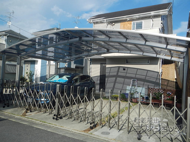 奈良県御所市ののカーポート レイナトリプルポートグラン　積雪〜20cm対応 施工例