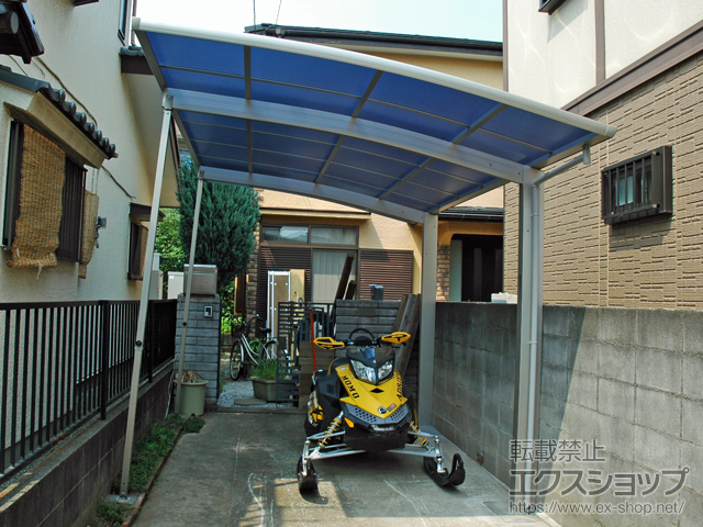 東京都町田市ののカーポート プレシオスポート 積雪〜20cm対応 施工例