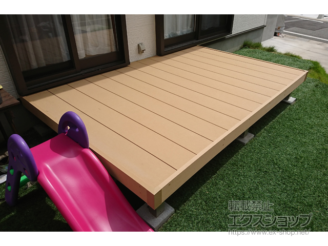 福岡県福岡市ののウッドデッキ リウッドデッキ 200 施工例