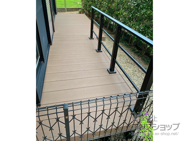 宮崎県延岡市ののウッドデッキ リウッドデッキ 200 施工例