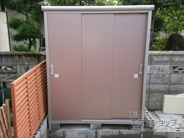 兵庫県姫路市のの物置・屋外倉庫 エスモ 一般型 1650×900×1959 ESE-1609A-MR 施工例