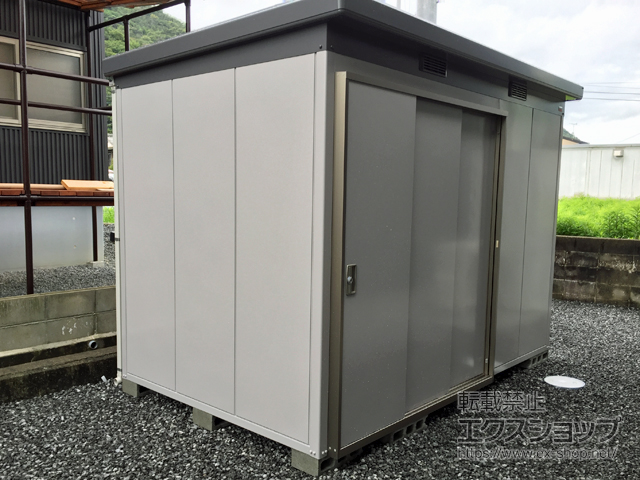 岡山県備前市のの物置・屋外倉庫 ナイソー 一般型 3040×1880×2270 SMK-58S 施工例