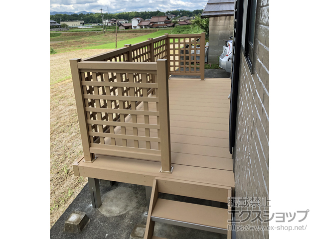 広島県東広島市ののウッドデッキ リウッドデッキ 200 施工例