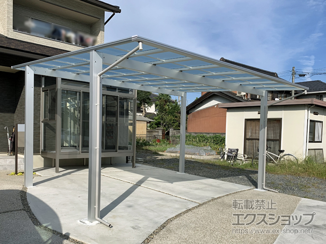 愛知県一宮市ののカーポート エフルージュ ツイン 積雪〜20cm対応 施工例