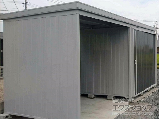 三重県三重郡菰野町のの物置・屋外倉庫 ネクスタウィズ 一般型 4420×2210×2375 右扉タイプ（NXN-48HK・48H） NXN-48HK・48H-PG 施工例