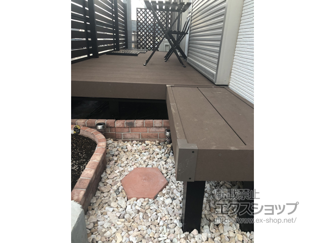 神奈川県愛甲郡愛川町ののウッドデッキ リウッドデッキ 200 施工例