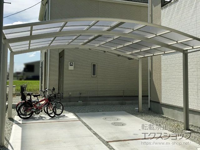 �ޗǌ����Ŏs��YKKAP�̃J�[�|�[�g ���C�i�c�C���|�[�g�O�����@�ϐ�`20cm�Ή� �{�H��