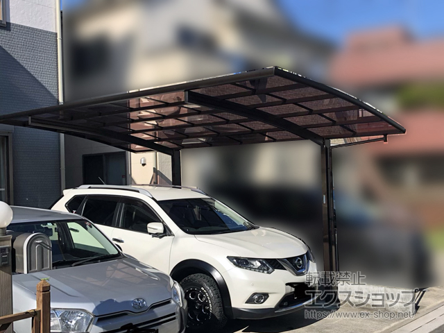 埼玉県草加市ののカーポート レイナポートグラン　積雪〜20cm対応 施工例