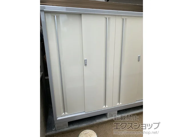 福岡県北九州市のイナバの物置・収納・屋外倉庫 シンプリー 一般型 1940×615×1603（MJX-196D-P） MJX-196D-P-FW 施工例