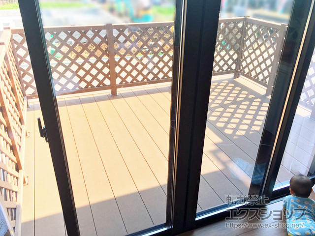 東京都町田市ののウッドデッキ リウッドデッキ200 施工例