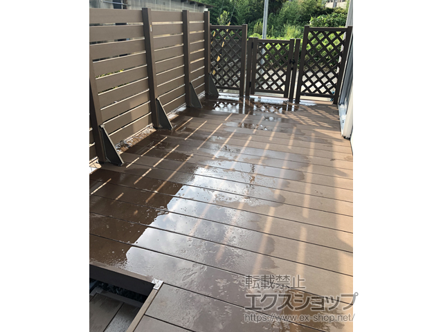 東京都昭島市ののウッドデッキ リウッドデッキ 200 施工例
