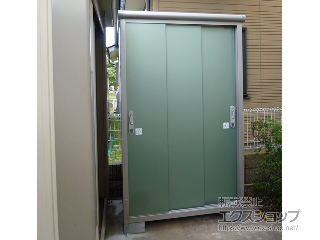 福島県福島市のの物置・屋外倉庫 エスモ 一般型 1200×650×1959（ESE-1206A） ESE-1206A-EG 施工例