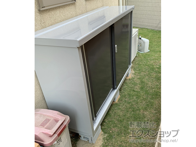 兵庫県神戸市のの物置・屋外倉庫 シンプリー 一般型 1740×515×1103 MJX-175B-PG 施工例