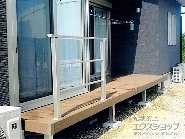 ののウッドデッキ リウッドデッキ 200 施工例