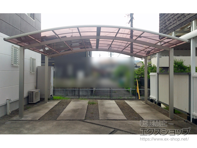 静岡県藤枝市ののカーポート レイナツインポートグラン　積雪〜20cm対応 施工例