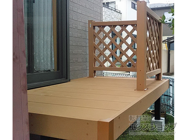 埼玉県春日部市ののウッドデッキ リウッドデッキ 200 施工例