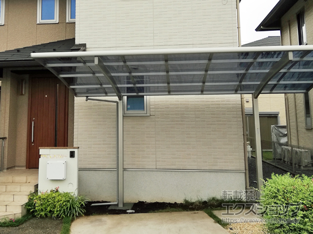 栃木県小山市ののカーポート プレシオスポート 積雪〜20cm対応 施工例