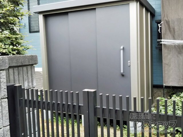 千葉県野田市のの物置・屋外倉庫 エスケーエイト SK8-70 一般型 1800×1200×1940 SK8-70-GK 施工例