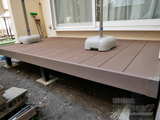 神奈川県横浜市ののウッドデッキ リウッドデッキ 200 施工例