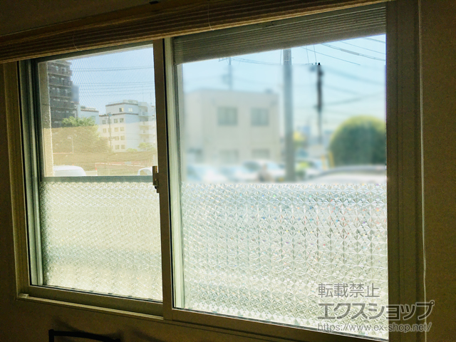 千葉県船橋市のの二重窓（内窓） インプラス ダストバリア仕様 引違い窓 2枚建 施工例