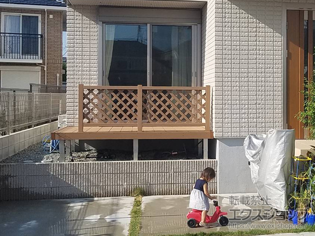 大阪府豊中市ののウッドデッキ リウッドデッキ 200 施工例