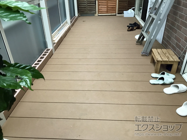 神奈川県相模原市ののウッドデッキ リウッドデッキ 200 施工例