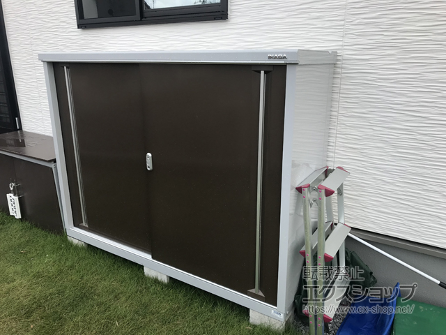 千葉県柏市のの物置・屋外倉庫 シンプリー 一般型 ( MJX-175C-P-TB) 施工例