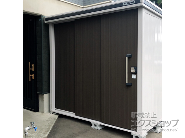 北海道札幌市のの物置・屋外倉庫 エルモ 積雪型 2220×1170×2121（LMDS-2211） LMDS-2211-DW 施工例