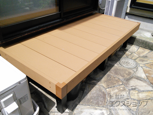 神奈川県川崎市ののウッドデッキ リウッドデッキ 200 施工例