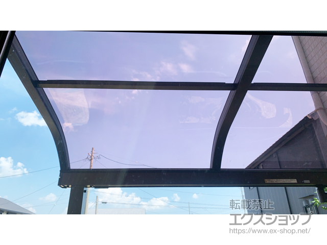 愛知県碧南市ののテラス屋根 ソラリア R型 テラスタイプ 単体 積雪〜20cm対応 施工例