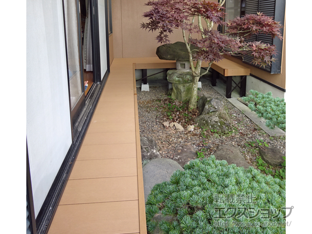 佐賀県鹿島市ののウッドデッキ リウッドデッキ 200 施工例