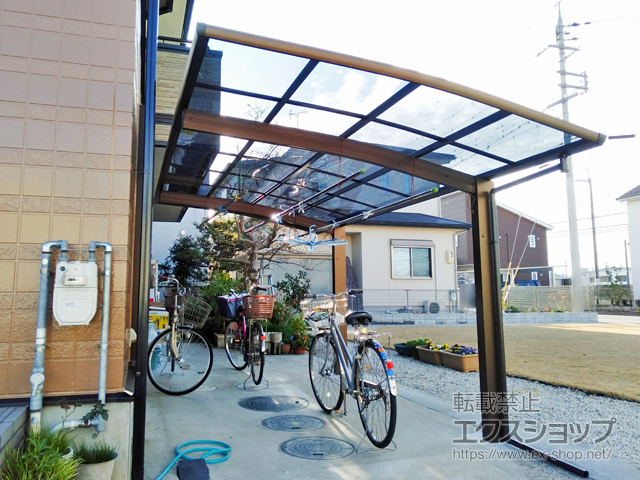 滋賀県守山市ののカーポート プレシオスポート 積雪〜20cm対応 施工例