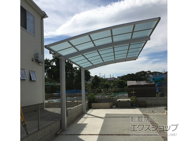 奈良県奈良市ののカーポート レイナポートグラン　積雪〜20cm対応 施工例
