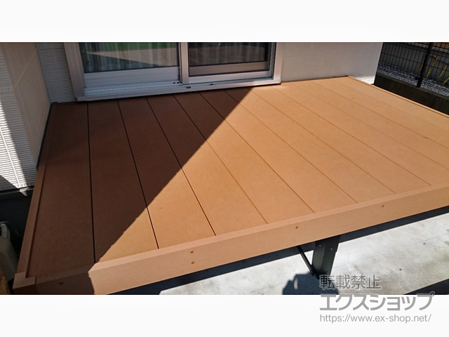 熊本県合志市ののウッドデッキ リウッドデッキ 200 施工例